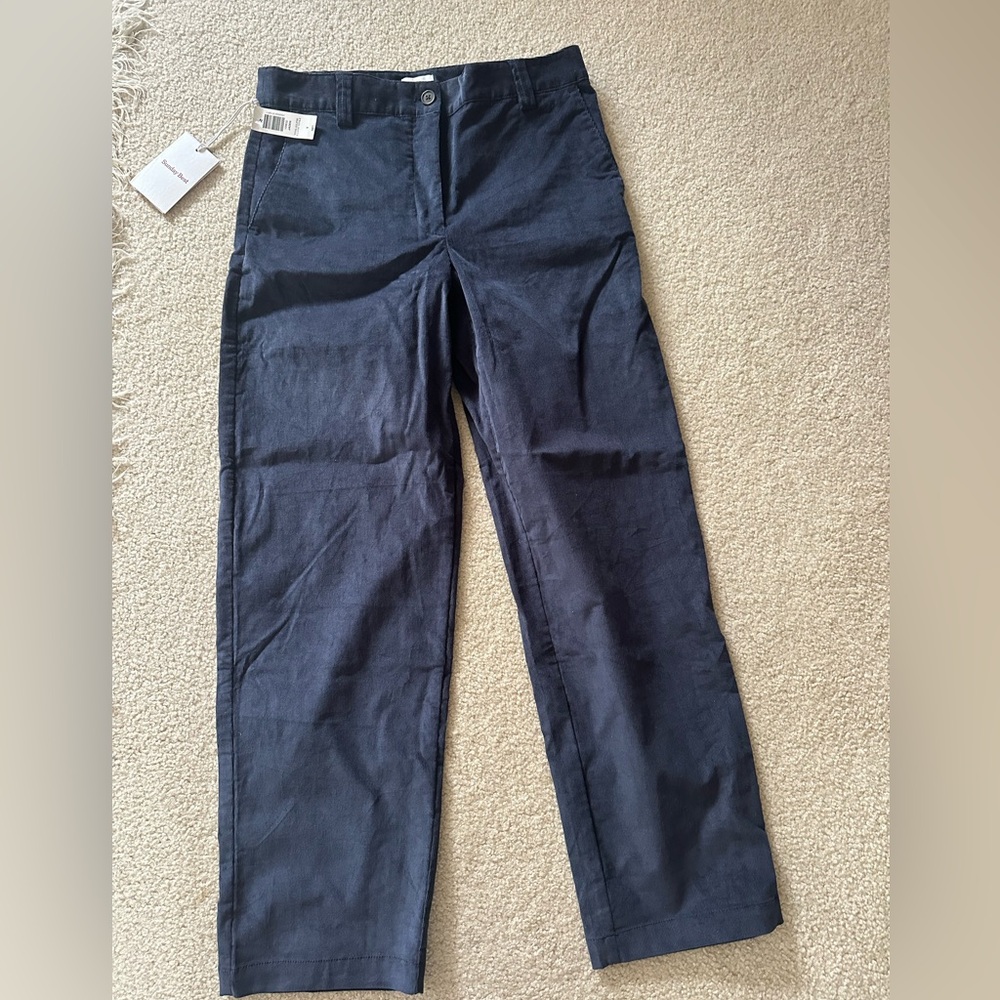 ARITZIA Sunday Best Corduroy Navy Jeans!! Size 8